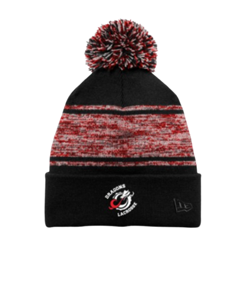 Allentown Dragons Lacrosse - New Era ® Knit Chilled Pom Beanie