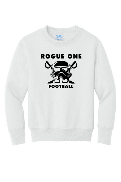 Rogue One Football Crewneck-1 Color Front