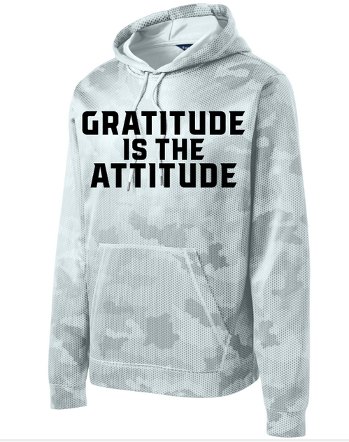Gratitude is Attitude Camohex Hoodie