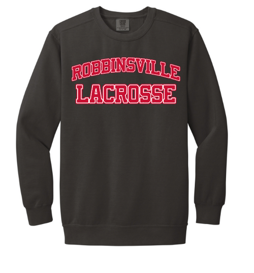 RHS Lacrosse Comfort Colors Crewneck with Retro Logo