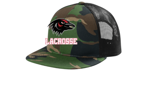 RHS Lax Snapback Flat Bill Cap-Printed Logo