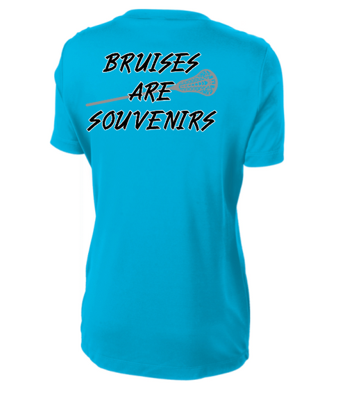 Bruises are Souvenirs-Ladies Performance Tee