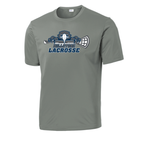 Millstone Lacrosse Performance Short Sleeve-Eagles Logo