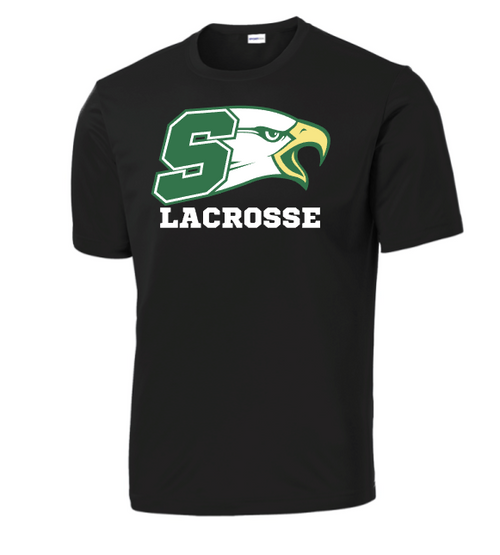 Bishop Shanahan Lacrosse Performance Short Sleeve-Eagles Logo