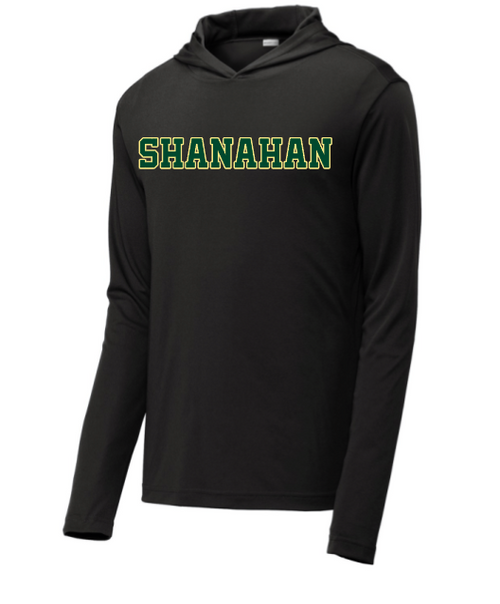 Bishop Shanahan Performance Lightweight Hooded LS-Shanahan Logo
