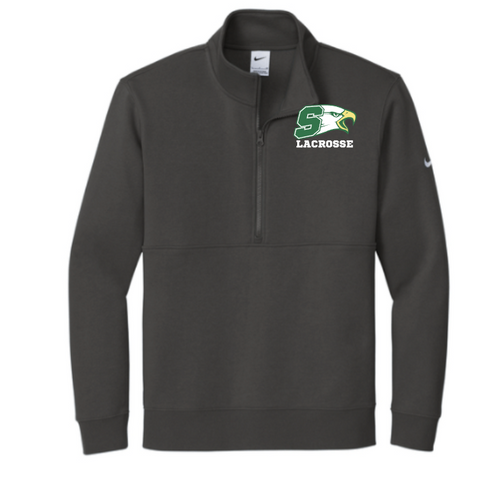 Bishop Shanahan Lacrosse Nike 1/2 Zip Pullover-Printed Logo