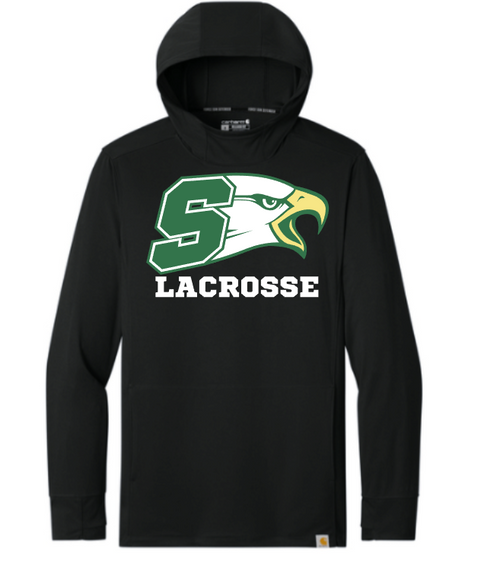 Bishop Shanahan Lacrosse Carhartt Force® Sun Defender™ Long Sleeve Hooded T-Shirt