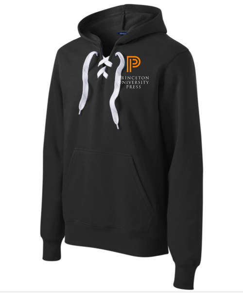 Princeton University Press Hockey Lace Hoodie-Left Chest Logo