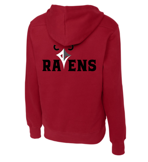 Robbinsville Ravens Embroidered Full Back Hockey Lace Hoodie