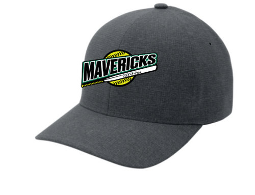 Mavericks Delta Fitted Cap- Embroidered Logo