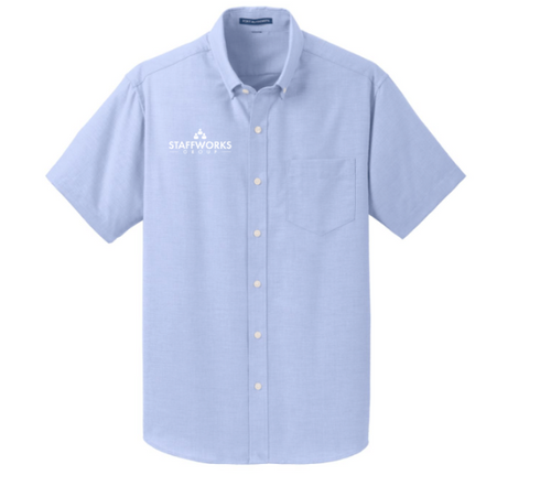 Staffworks Short Sleeve SuperPro™ Oxford Shirt