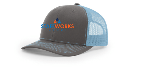 Staffworks Richardson Trucker Hat-Printed Logo