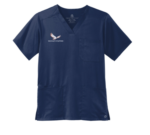 Nicolet Staffing Wink® Men's Premiere Flex™ V-Neck Top