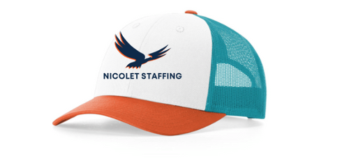 Nicolet Staffing Richardson Low Profile Trucker Cap-Printed Logo
