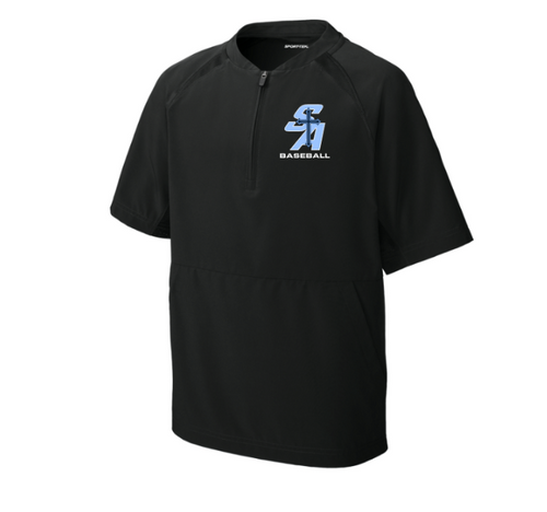 St. A's Baseball Youth Repeat 1/2 Zip Short Sleeve Jacket