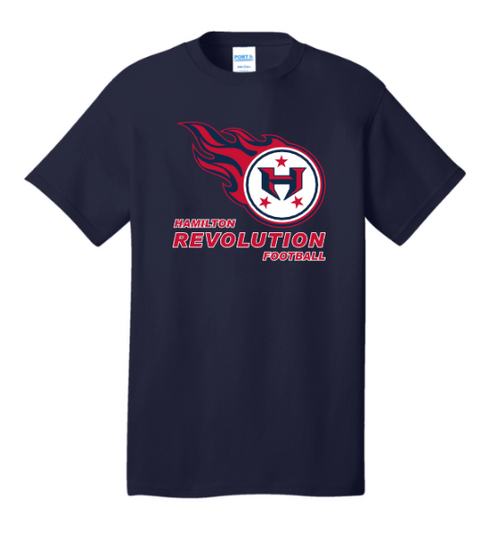 Hamilton Revolution Football Cotton Short Sleeve or Long Sleeve