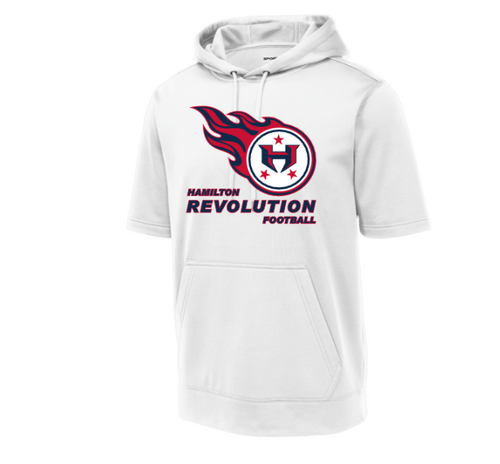 Hamilton Revolution Football Performance Short Sleeve Hoodie