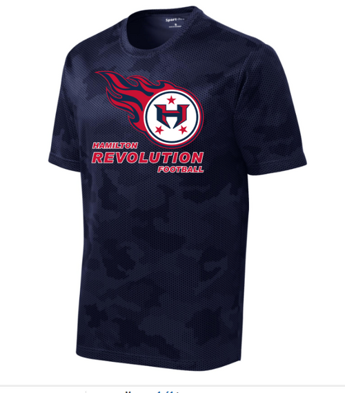 Hamilton Revolution Football Camohex Performance Tee