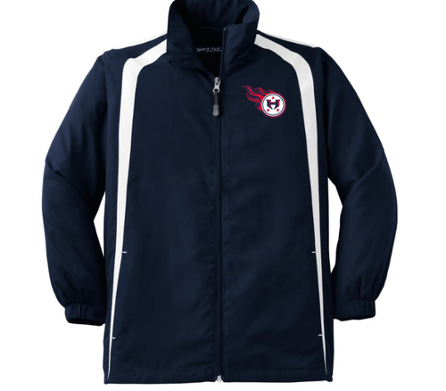 Hamilton Revolution Football Youth Colorblock Raglan Jacket