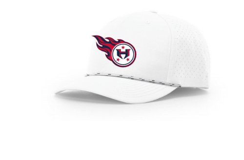 Hamilton Revolution Football Richardson Laser Perf Rope Cap-Printed Logo