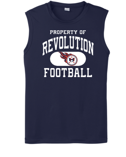 Hamilton Revolution Football Property Sleeveless Performance Shirt