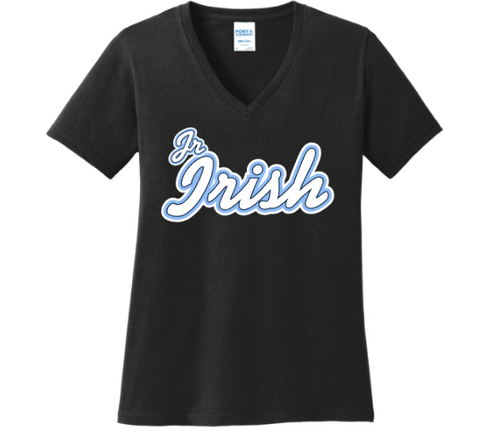 Jr. Lions Ladies V-Neck Cotton Tee
