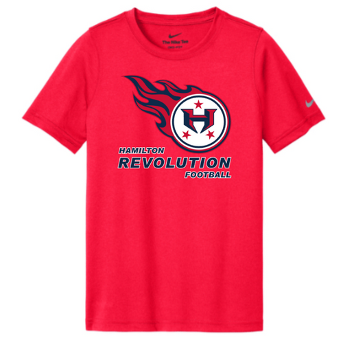 Hamilton Revolution Football Nike Performance Tee
