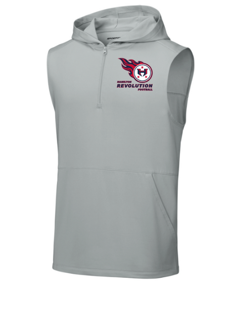 Hamilton Revolution Football Stretch Sleeveless Hooded 1/4-Zip