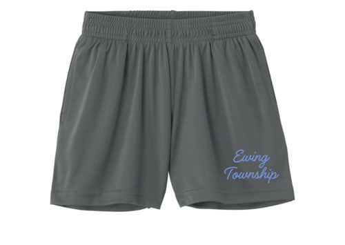 Ewing Township Performance Shorts with Pockets- Youth 5in or Adult 7in