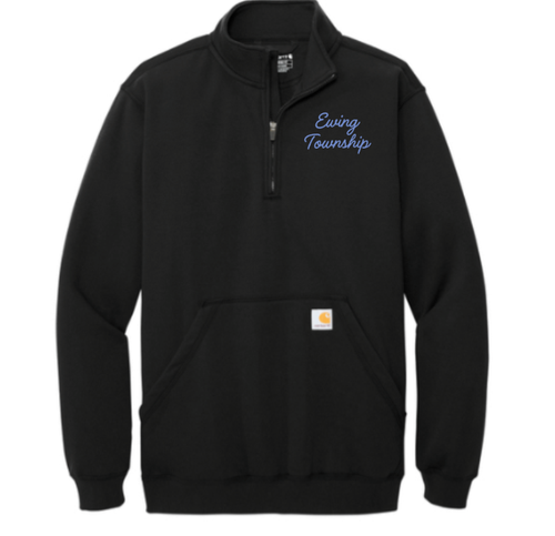 Ewing Township Carhartt® Midweight 1/4-Zip Mock Neck Sweatshirt
