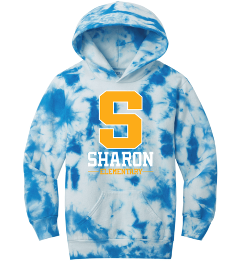 Sharon School Crystal Tie Dye- S Logo