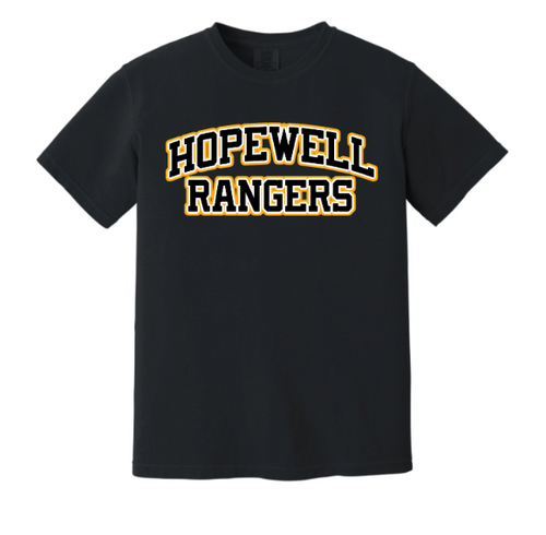Hopewell Rangers Comfort Colors Tee-Retro Logo