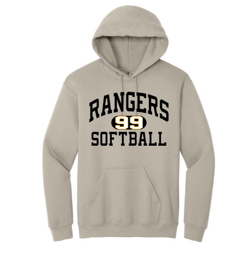 Hopewell Rangers Player Number Hoodie-Player Number Included
