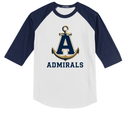 Admirals Baseball Raglan Shirt