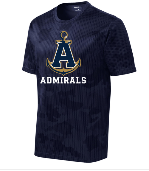 Admirals Baseball Camohex Performance Tee