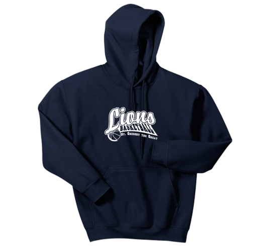 Lions CYO Basketball - Adult Heavy Blend Hooded Sweatshirt