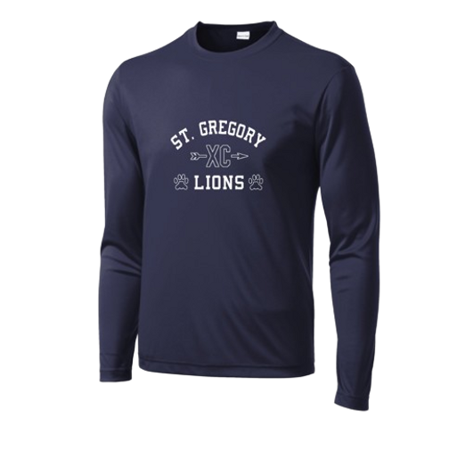 Lions CYO XC - Performance Long Sleeve Tee - Youth