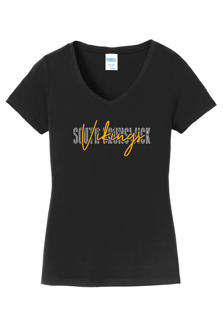 SB Vikings Short Sleeve - Ladies V Neck Cotton Tee SB Vikings Short Sleeve - Ladies V Neck Cotton Tee