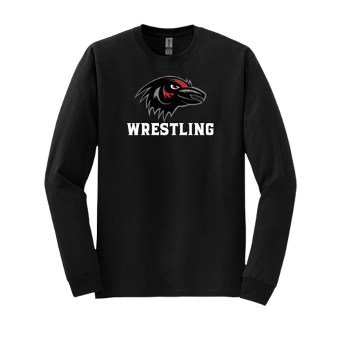 RWA - Ravens Wrestling Cotton/Poly Blend Tee Long Sleeve Shirt