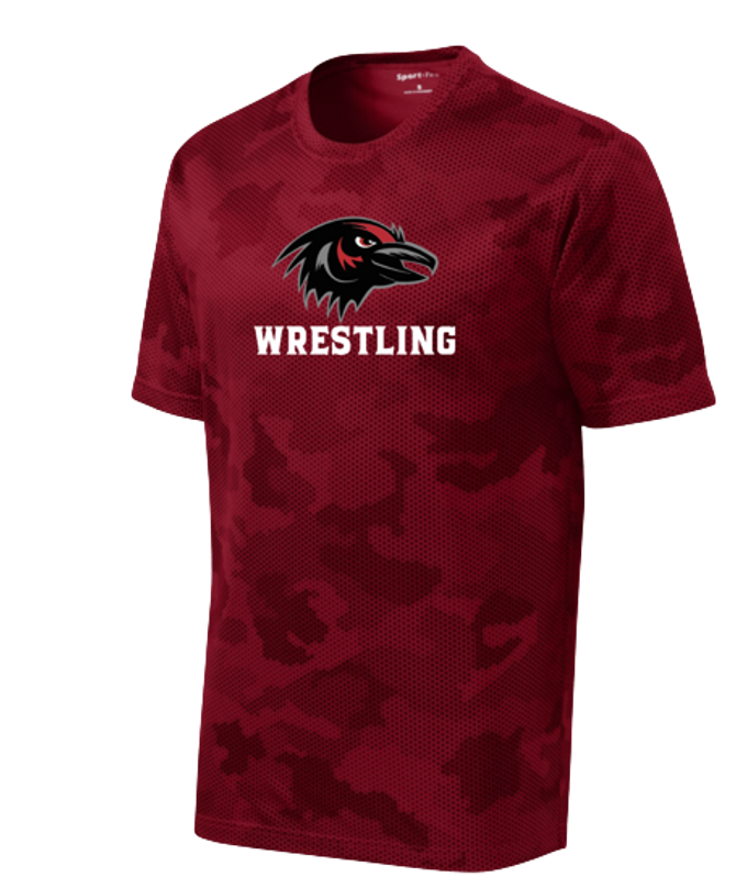 RWA - Ravens Wrestling Camo Hex Performance Short Sleeve Tee