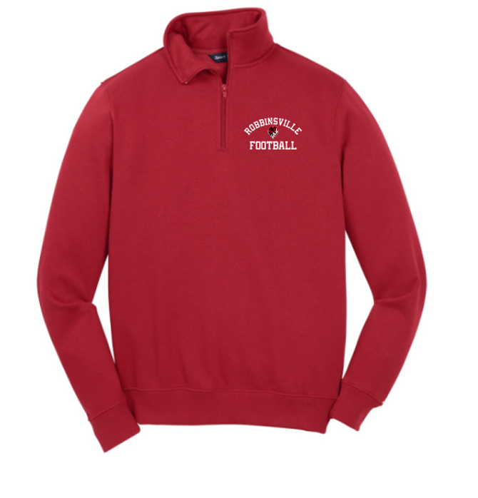 RFA - Robbinsville Football 1/4 Zip Heavyweight Sweatshirt