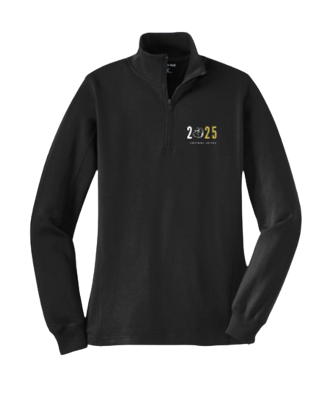 Hopewell Valley Class of 2025 - 1/4 Zip Ladies Heavyweight Sweatshirt