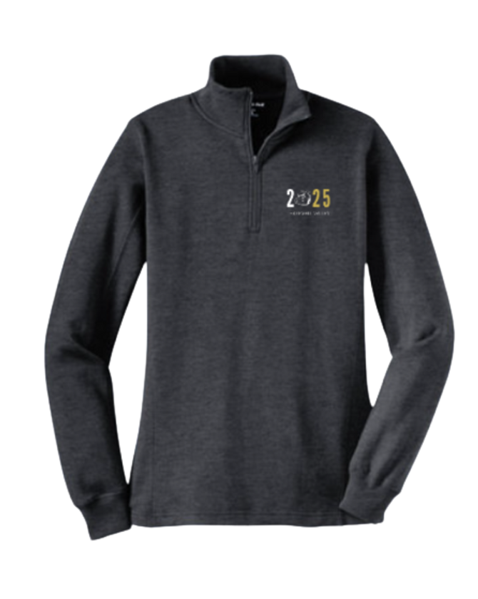 Hopewell Valley Class of 2025 - 1/4 Zip Ladies Heavyweight Sweatshirt