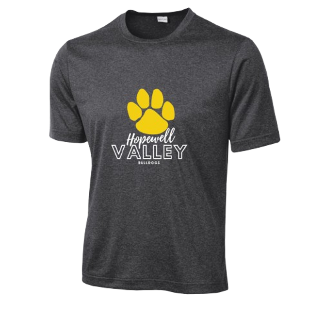 Hopewell Valley High School '25 - Performance Short Sleeve Heathered Tee Shirt