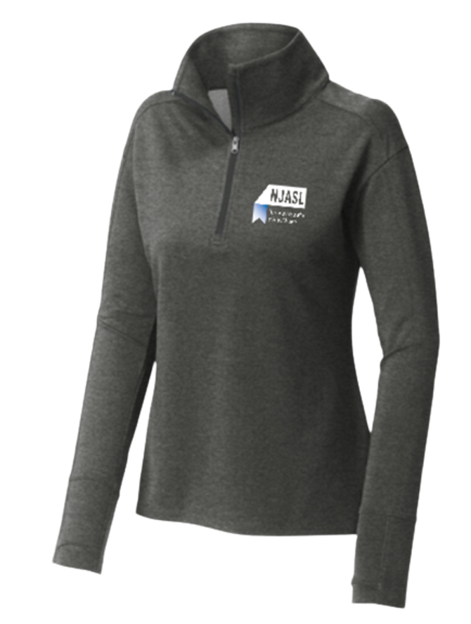 NJASL -1/4 Zip Pull Over - Ladies