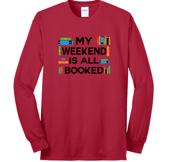 NJASL- My Weekend is all Booked - Long Sleeve Tee Shirt