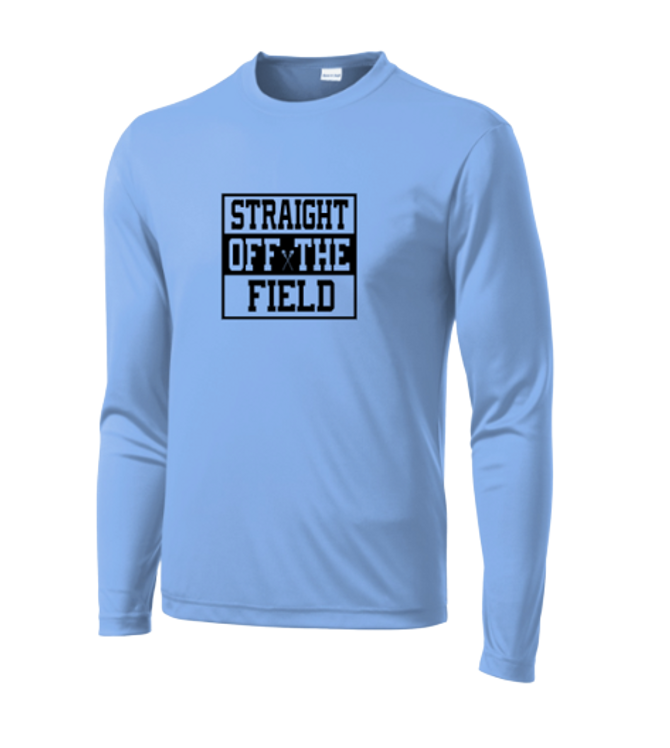 LAX- Straight Off The Field - Long Sleeve Tee Shirt