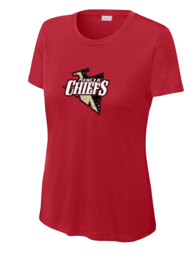 Mercer Chiefs - Performance Short Sleeve Tee Shirt - Ladies