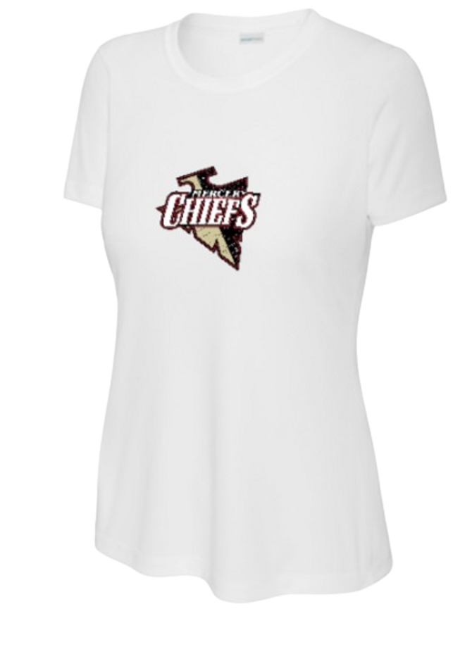 Mercer Chiefs - Performance Short Sleeve Tee Shirt - Ladies