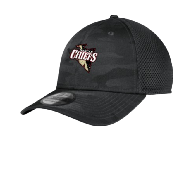 Mercer Chiefs  - New Era® - Fitted Stretch Mesh Cap Black Camo